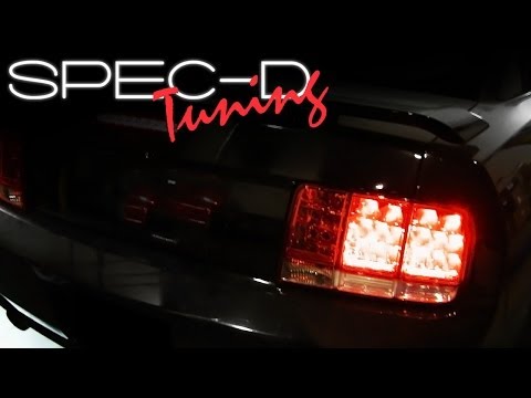 SPECDTUNING INSTALLATION VIDEO: 2005-2009 MUSTANG SEQUENTIAL LED TAIL LIGHTS