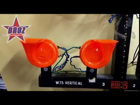 Broz Car Accessories - Bosch Evolution Fanfare Horn Sound Test