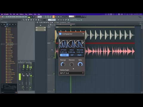 How to set up Kilohearts Compactor with a sidechain input: Mac, FL Studio, VST3