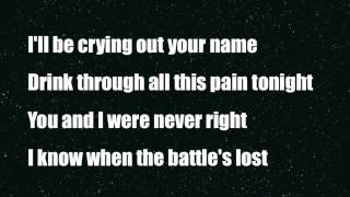 Crying out your name - Loreen - Lyrics on screen