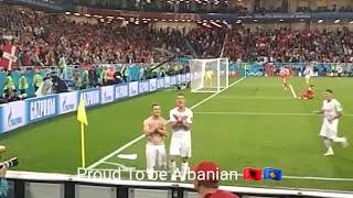 Granit Xhaka , Xherdan Shaqiri Celebration Goal Again Serbia