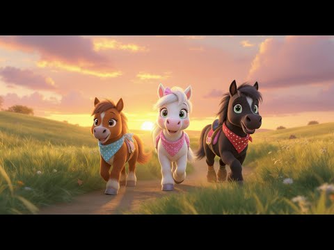 🌟 ¡Corre, Corre, Caballito! 🐴✨ | Canción Infantil Divertida y Animada