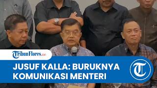 Jusuf Kalla Kritik Buruknya Koordinasi Kabinet Prabowo: Sebut Menteri Sering Adu Argumen di Publik