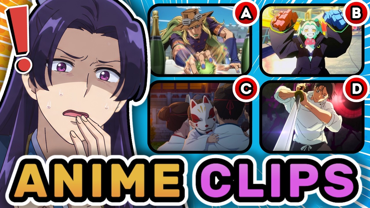 🎥 Guess the Anime by the Random CLIP! 🔥 Anime Quiz