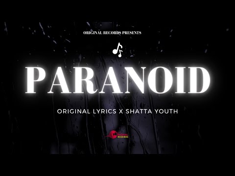 Original Lyrics X Shatta Youth - Paranoid (Official Audio)