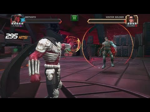 5 Star Mephisto VS Realm of Legends Winter Soldier - Marvel Contest Of Champions