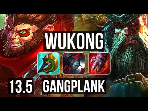 WUKONG vs GP (TOP) | 3.4M mastery, 7 solo kills, 800+ games | KR Master | 13.5