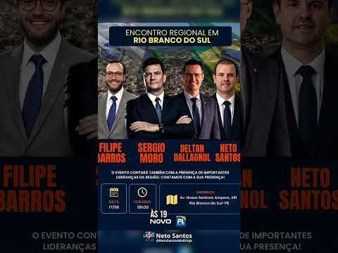 RIO BRANCO DO SUL E REGIÃO, ESTÃO TODOS CONVIDADOS!