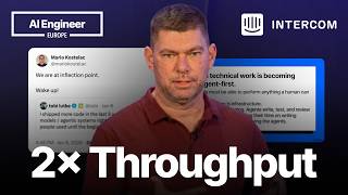How Building with AI Can Double the Throughput of Your Engineering Team — Brian Scanlan, Intercom