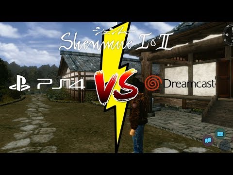 SHENMUE 1 HD PS4 V.S. SHENMUE DREAMCAST - COMPARATIF GRAPHIQUE