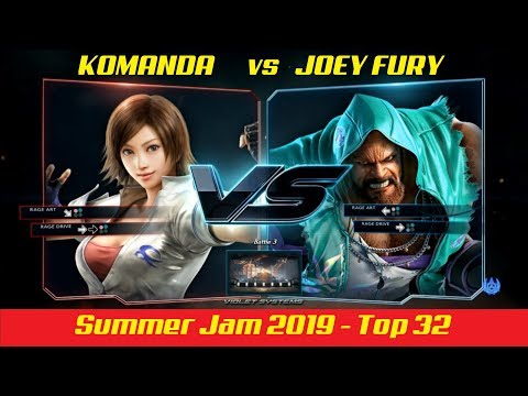 KOMANDA vs JOEY FURY   Tekken World Tour 2019   Summer Jam 2019   Top 32