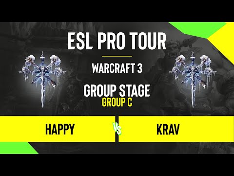 WC3 - Happy vs. KraV - DreamHack Warcraft 3 Open: Summer 2020 - Group C - EU