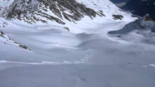 preview picture of video 'Skitour im Sellrain - Abfahrt vom Zischgeles'