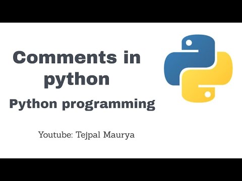 Comments In Python Lec 4