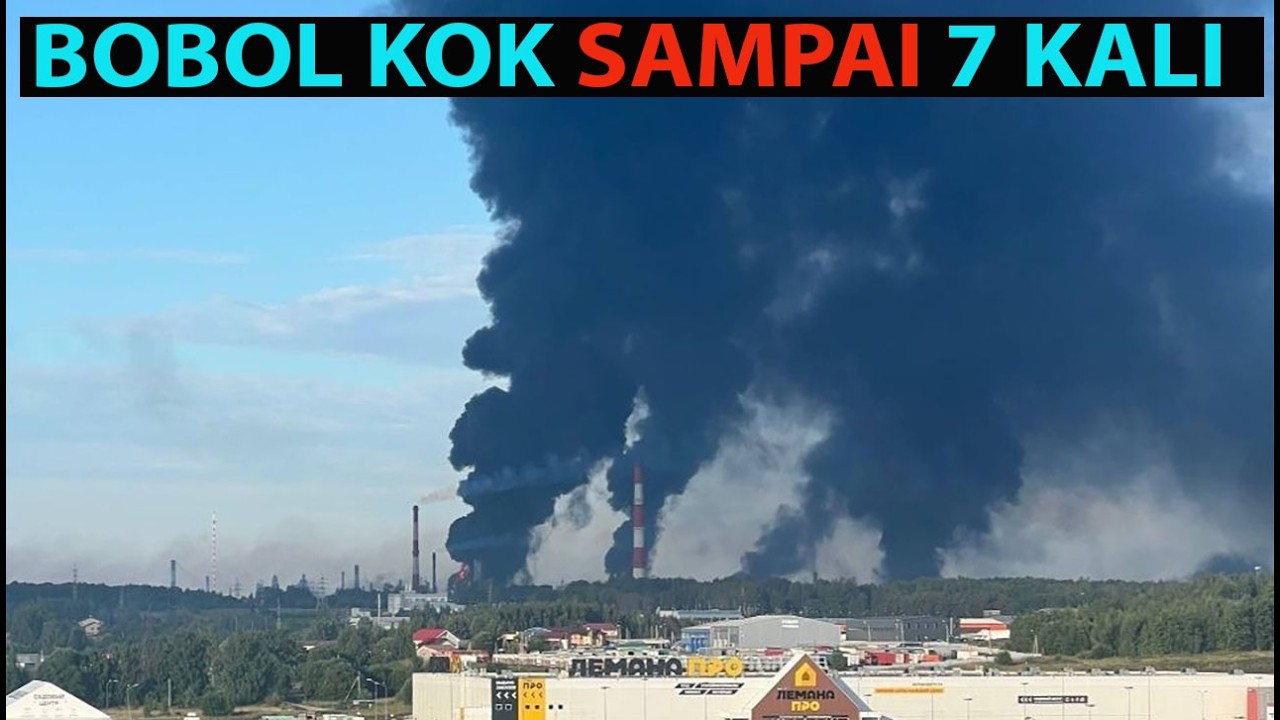 Jebol Lagi, 2 Kilang Minyak Rusia Ngebul Lagi