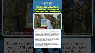 Tangis Keluarga Pecah saat Peti Jenazah 3 Prajurit TNI yang Gugur di Lebanon Tiba di Bandara Soetta