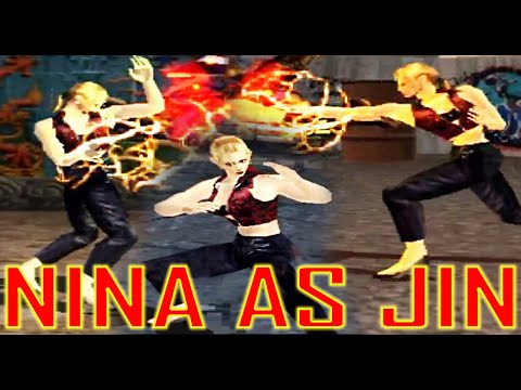 [TAS] Nina With Jin's Moves Gameplay - Tekken 3 (Arcade Version) (Requested)