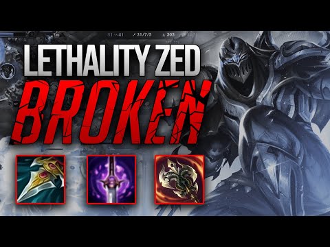 LETHALITY ZED MID IS BROKEN | 31 KILLS!? | LACERATION
