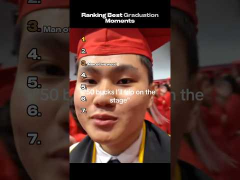 Ranking Best Graduation Moments #ranking
