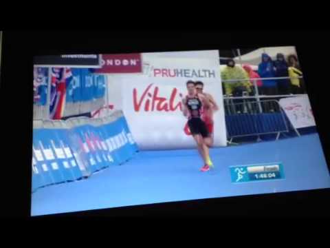 Sprint final WTS London 2013: Gomez Noya vs Jon Brownlee