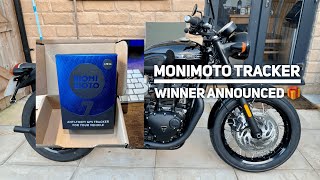 Winner from our give away Motomoto Motorcycle Tracker announced | Happy Christmas Everyone 🍻