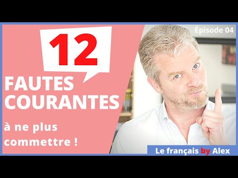 12 FAUTES que tu NE commettras PLUS en français! 😁👍