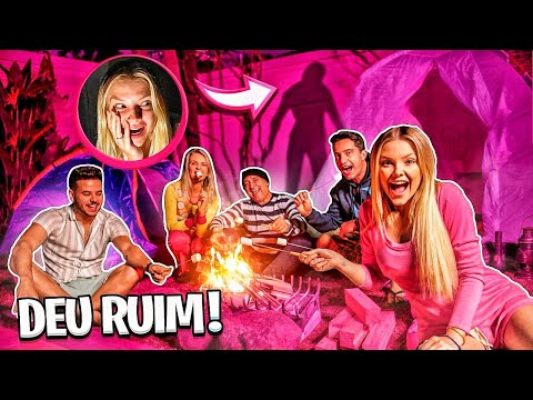 WE CAMPED OUTSIDE THE HOUSE!! - *THING WENT BAD*