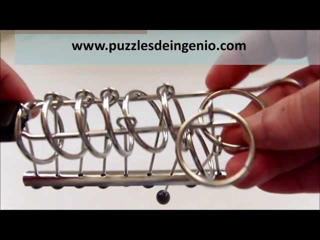 Vídeo relacionado con Rompecabezas Metal Juego de Anillos Educativo, Juegos de Inteligencia, para Niños y Adultos Juego Mesaa