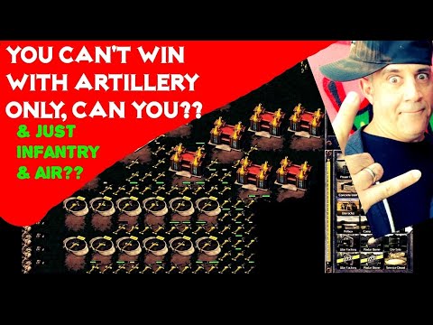 1 VS 5 (Artillery ONLY) against hard Ai Command and Conquer Red Alert Remastered