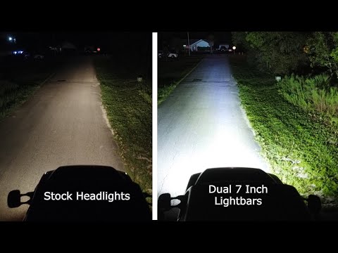 Install and Review: Bunker Industries Dual 7 inch light bars. Ford excursion 7.3 Install