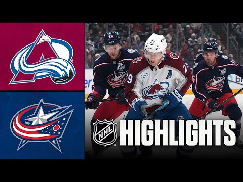 NHL Highlights | Avalanche vs. Blue Jackets | October 16, 2025