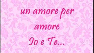sonohra io e te testo