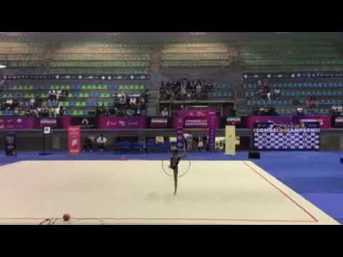 Mía Ríos Ledesma 16/07/22 COPA JALISCO GIMNASIA RITMICA 2do Lugar de Jalisco.