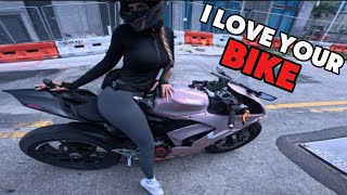 RIDING WITH INSTAGRAM MODEL LUNA SKYE!