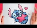 Comment dessiner stitch facilement kawaii