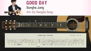 Good Day (IU) | Fingerstyle Guitar Tab | Arr. by Sungha Jung