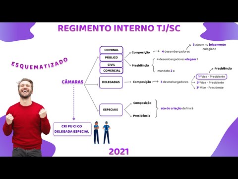 Regimento interno do TJ SC esquematizado - Câmaras (parte 10 )