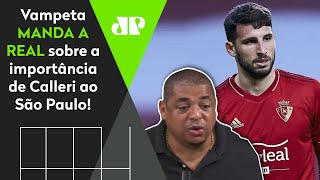 ‘Sabe por que a chegada do Calleri é importante?’; Vampeta manda a real sobre o São Paulo