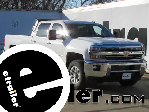 Set up: WeatherTech Side Window Rain Guards with Dark Tinting on a 2015 Chevrolet Silverado 3500