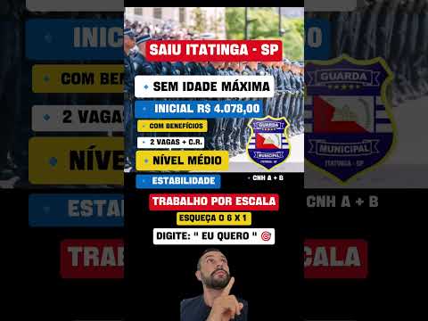 Saiu GCM Itatinga - SP