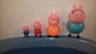 Peppa Pig Jumping on the Pool - Nursery Rhymes - F