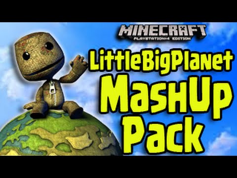 Minecraft PS3, PS4, Xbox - Little Big Planet MASH-UP PACK! (Skin Pack, Texture, LBP World)