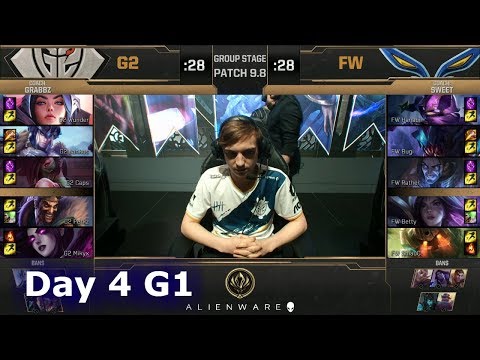 G2 eSports vs Flash Wolves | LoL MSI 2019 Group Stage Day 4 | G2 vs FW