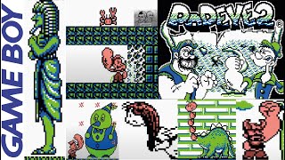 Popeye 2 Game Boy - C&M Playthrough