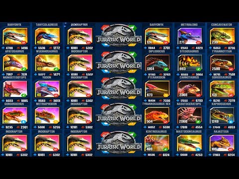 Top 5 battles of Indoraptor in the VIP arena -  Jurassic World The Game