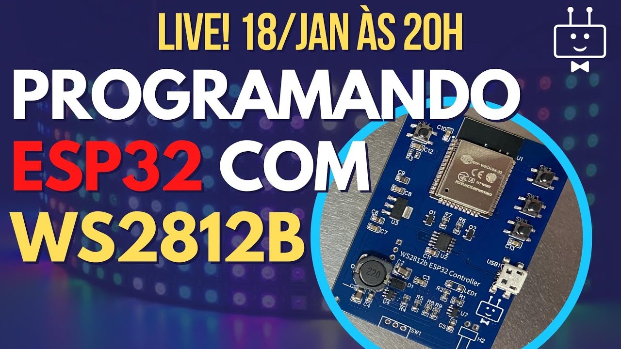 Programando um ESP32 com WS2812b via OTA