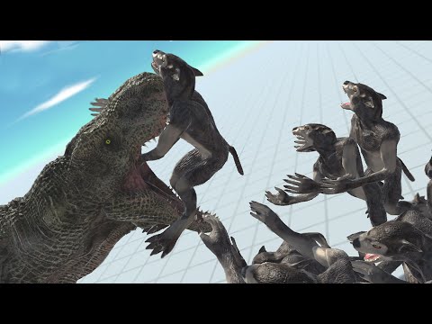 20 WEREWOLF VS T-REX - Animal Revolt Battle Simulator