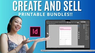 🔥 Create & Sell Printable Bundles with InDesign | Easy Passive Income Tutorial!