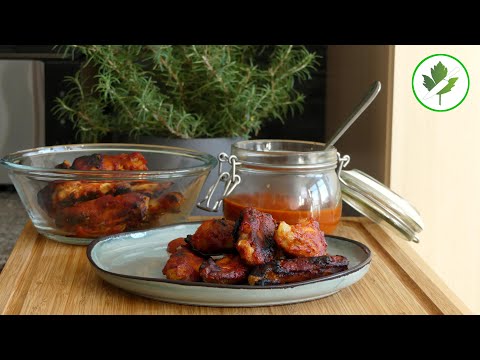 Chicken Wings in fruchtiger BBQ Soße #Hausgemacht