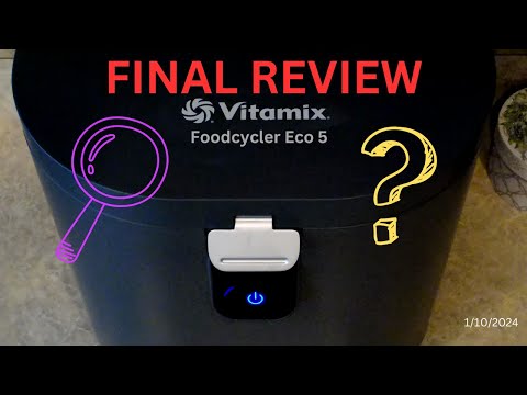 FoodCycler Eco 5 Food Waste Recycler with 4-Pack Carbon Filters – Kitchen Countertop Composter Alternative with Odor Control – Compact, Efficient, Easy to Maintain video review thumbnail